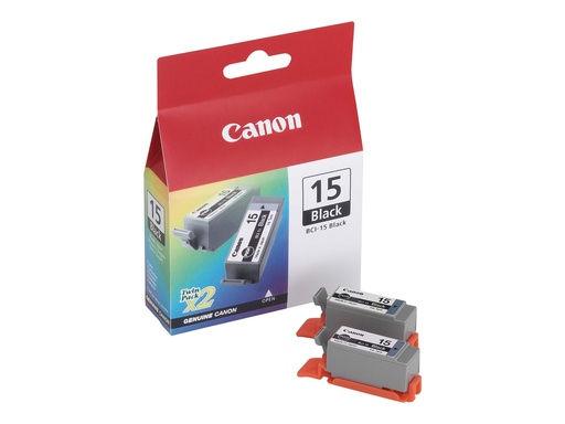 [1105537] CANON BCI-15 NOIRE 2 X 5.3ML