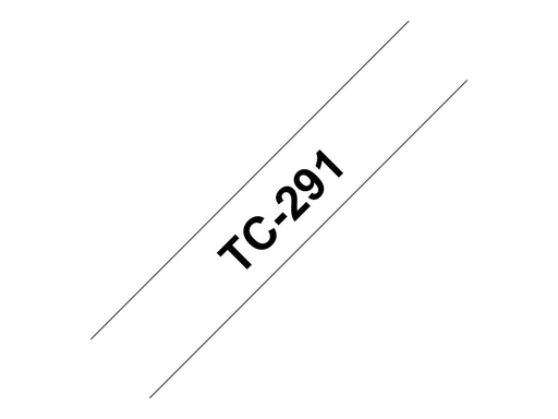 [1290162] Ruban TC 9mm noir / blanc