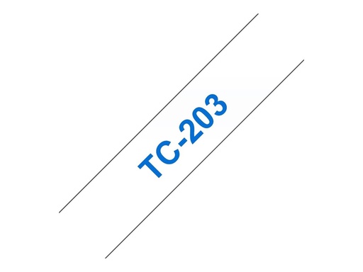 [1253173] Ruban TC 12mm bleu / blanc