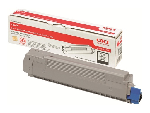 [1323989] OKI TONER-C8600-BLACK - 6 000 P
