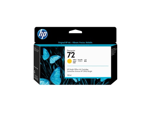 [1347856] HP NO72 CARTOUCHE ENCRE JAUNE V