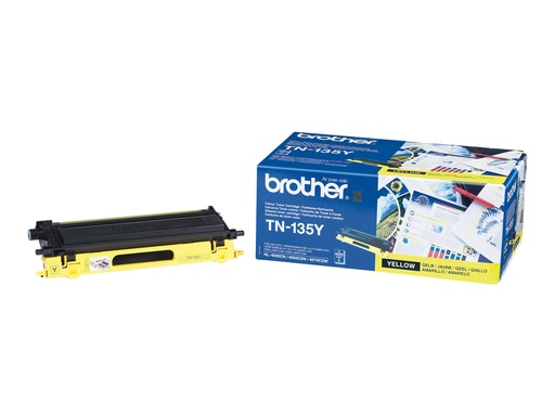 [1357698] Toner TN135Y 4000 pages a 5% jaune