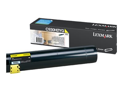 [1354244] LEXMARK TONER LONGUE DUREE JAUN