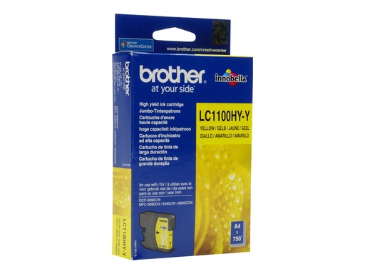 [1415865] Cartouche d'encre LC1100HYY haute capacité jaune