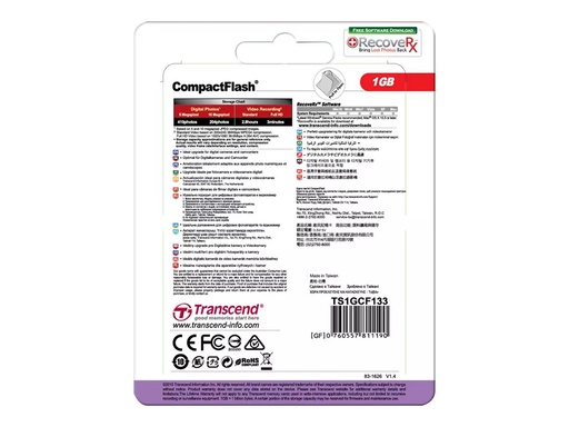 [8635768] 1GB CF Card MLC 133X