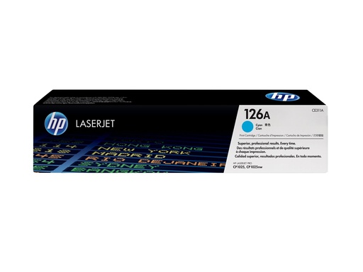 [1619643] HP 126A Cyan LaserJet Print car