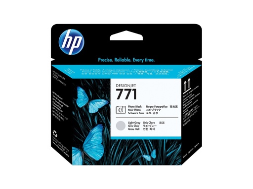 [1619706] HP 771 printhead Photo black + light gra