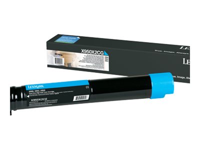 [LEXX950X2CG] LEXMARK Cartouche Toner X95X Très Haute Capacité Cyan 22 000 pages