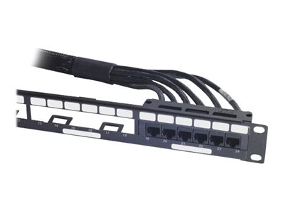 [1756483] APC CAT6 UTP CMR 6XRJ-45 Black 15.2m