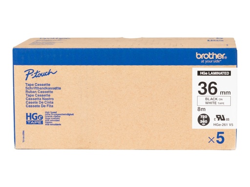 [1760406] Rubans HG HIGH GRADE laminé 36mm Noir/Blanc