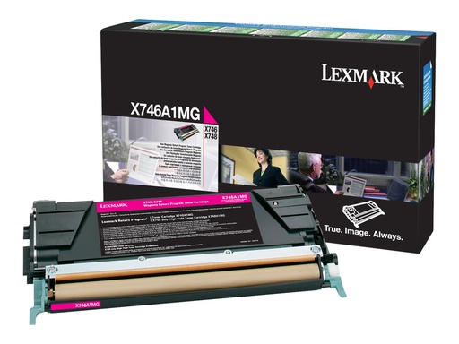 [LEXX746A1MG] LEXMARK Cartouche Toner X74X Magenta 7 000 pages LRP