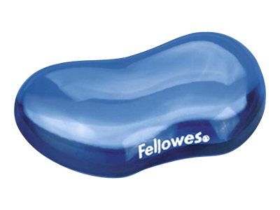 [FELLACC9117772] FELLOWES MINI REPOSE-POIGNETS POUR CLAVIER - GEL CRYSTAL - BLEU