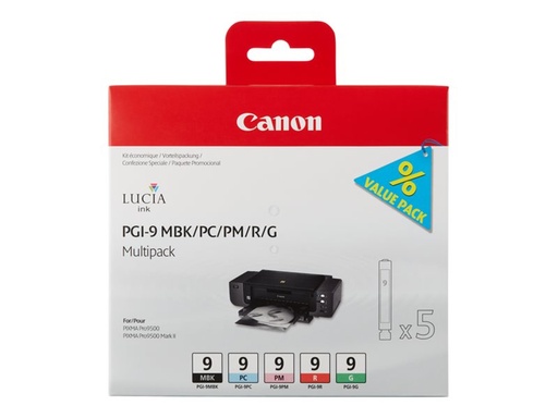 [1862183] CANON PGI-9 MBK/PC/PM/R/G Multi