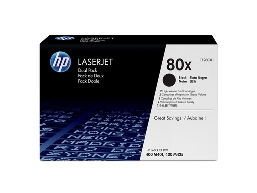 [1867765] HP 2xToner CF280X HV black LJ 400