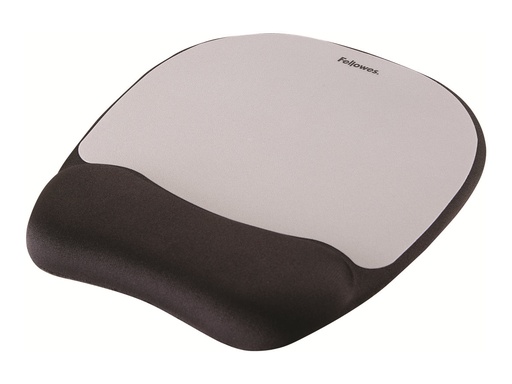 [FELLACC9175801] FELLOWES TAPIS DE SOURIS A M MOIRE DE FORME - ARGENT