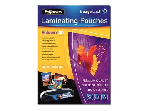 [FELLACC5396301] Fellowes pochette de plastification  A4 125MIC 25PK 5396301 !