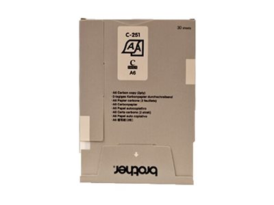 [2072500] Papier carbone A6 2 onglets 20x30 feuilles