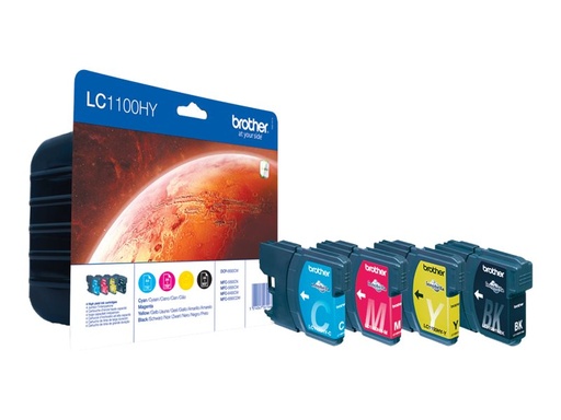 [2075318] BROTHER PACK DE 4 CARTOUCHES D