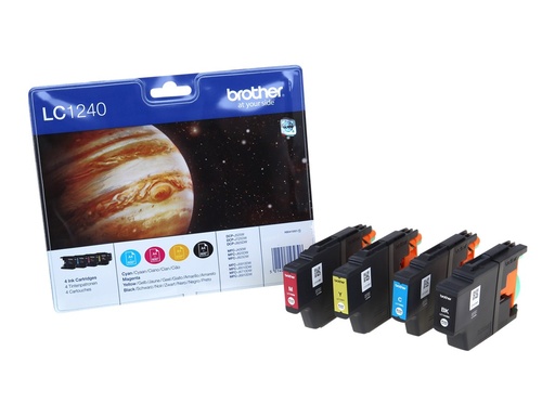 [BROLC1240VALBP] Pack Cartouche d'encre LC1240P 4 couleurs