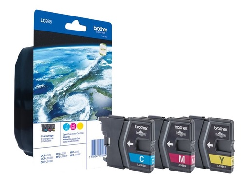 [2075380] BROTHER Pack blister de 3 carto