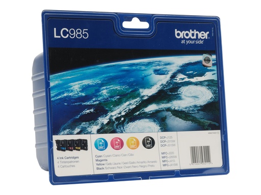 [BROLC985VALBP] Pack Cartouche d'encre LC985P 4 couleurs