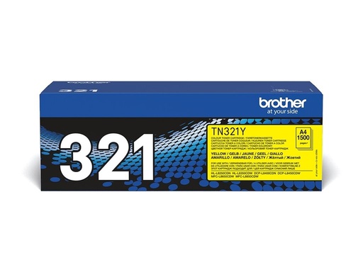 [2118344] Toner TN321Y 1500 pages a 5% jaune
