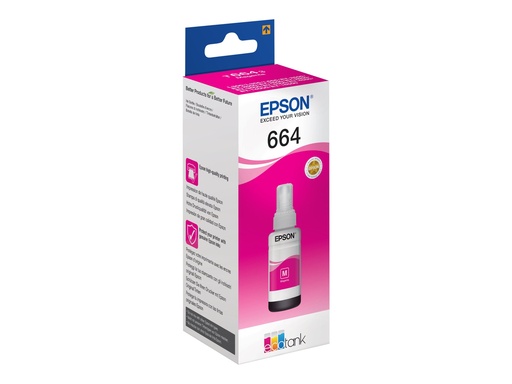 [EPST664340] EPSON Bouteille Encre Ecotank 664 Magenta 70ml