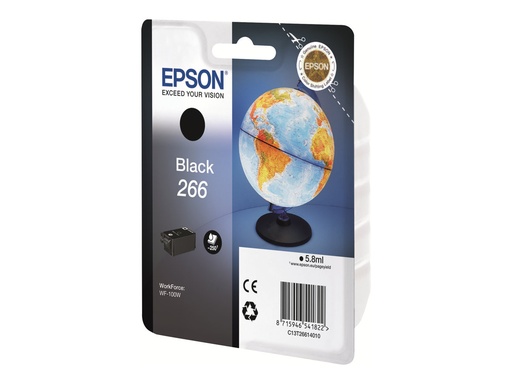[EPST266140] EPSON Cartouche Globe 266 Noir 5,8ml