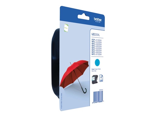 [2329428] Cartouche d'encre cyan sous blister LC225XLC