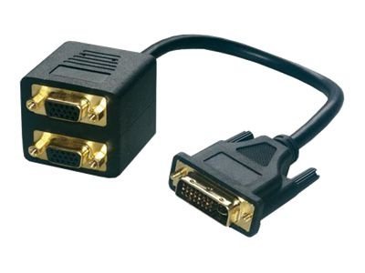 [2352183] MCL Adaptateur en câble DVI-I mâle