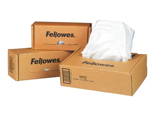 [2365986] FELLOWES Shredder Bags UP TO 165L x50