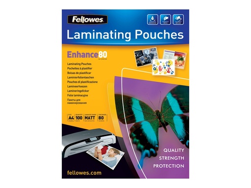 [FELLACC5306002] Fellowes pochette de plastification  80MIC A5 100PK 5306002