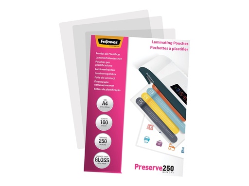 [FELLACC5306302] Fellowes pochette de plastification 54X86MM 125MIC 100PK 5306302