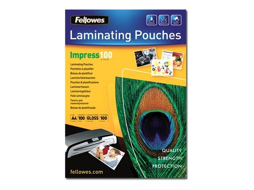 [FELLACC5351205] Fellowes pochette de plastification  A3 100MIC 100PK 5351205