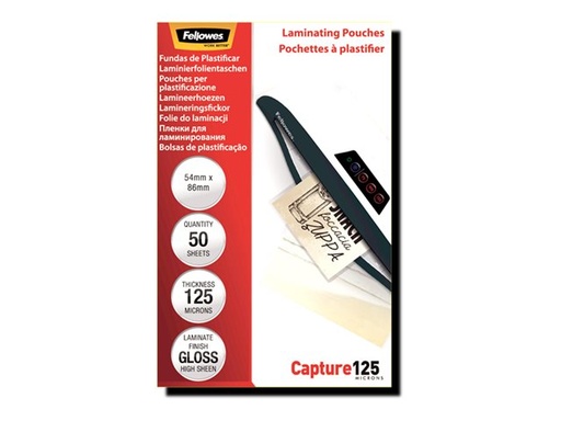 [FELLACC5397402] Fellowes pochette de plastification 60X90MM 125MIC 100PK 5397402