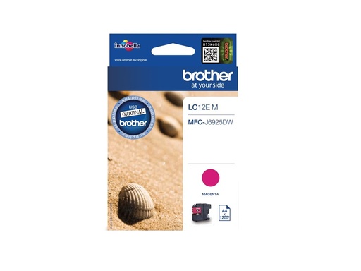 [BROLC12EM] Cartouche d'encre magenta LC12EM 1200 pages