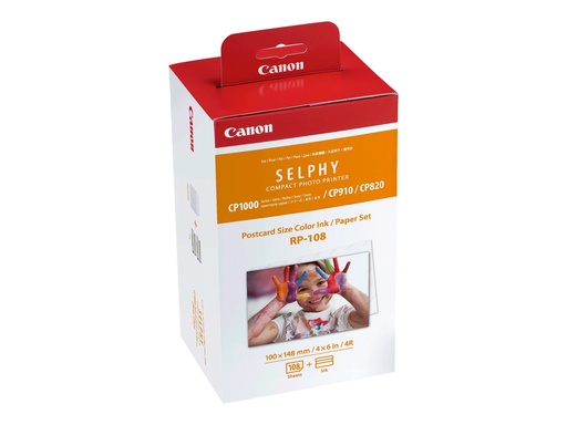 [2393692] CANON RP-108 Ink Cassette/Paper Set