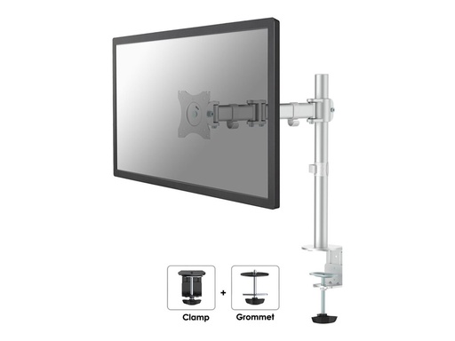 [2438620] NEOMOUNTS Flat Desk Mount 1 screen Silv