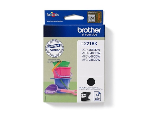 [BROLC221BK] Cartouche d'encre LC221BK noir
