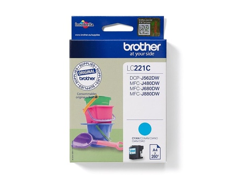 [BROLC221C] Cartouche d'encre LC221C Cyan