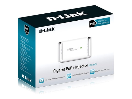 [2454807] D-LINK 1-Port Gigabit 30W PoE Injector