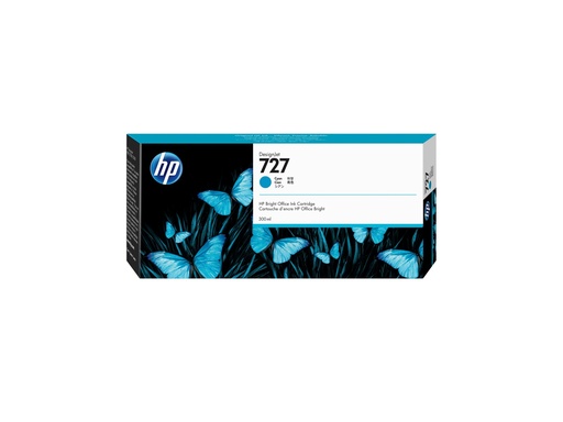 [2483698] HP 727 300 ml Cartouche d encre cyan