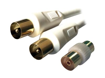 [2490700] MCL Câble d antenne TV 9,5mm mâle / mâle