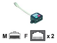 [2490726] MCL Câble dédoubleur de paires RJ45