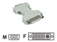 [1196764] MCL Adaptateur DVI-I femelle / HD15 (P)