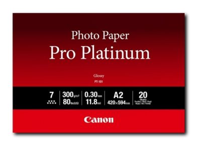 [2511817] CANON PT-101 A2 photo paper 20 sheets