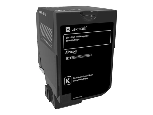 [LEX74C2HKE] LEXMARK Cartouche toner Corporate Haute Capacité Noir 20 000 pages