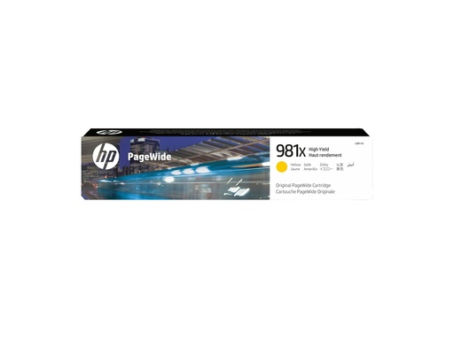 [2574011] HP 981X XL Jaune PageWide Cartouche