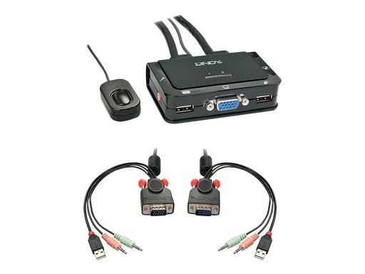 [2579779] LINDY Switch KVM Compact VGA USB 2.0