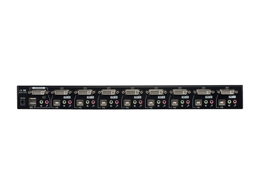 [LINAVI39317] Switch KVM DVI-I Single Link, USB 2.0 & Audio, 8 ports